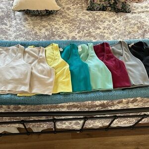 90 Degree By Reflex Ribbed Tanks (x8)